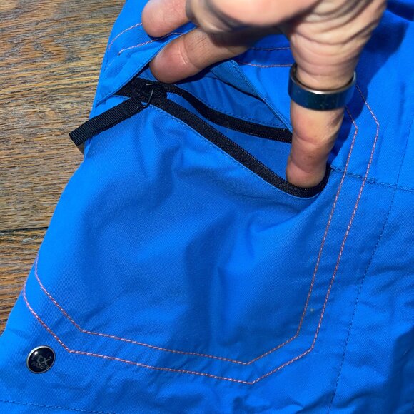 CROSS beautiful blue jacket/removable hood/kids 8/10 - Picture 3 of 11